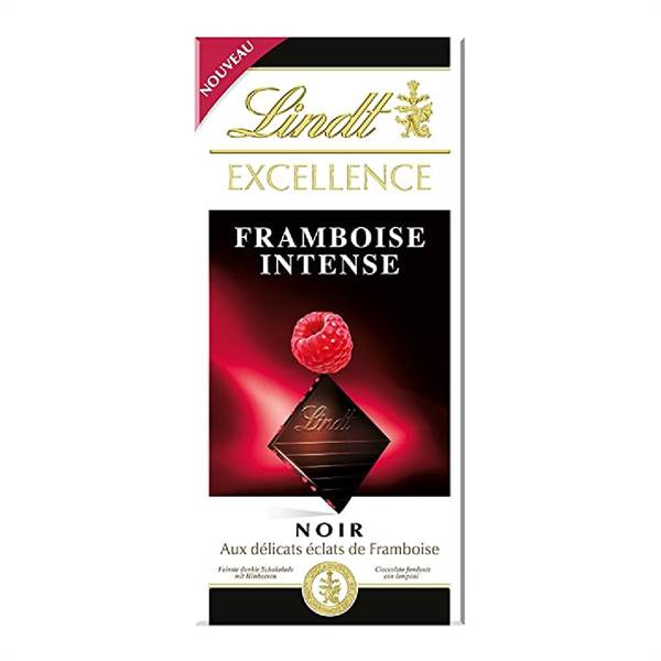 Lindt Excellence Raspberry Chocolate Imported